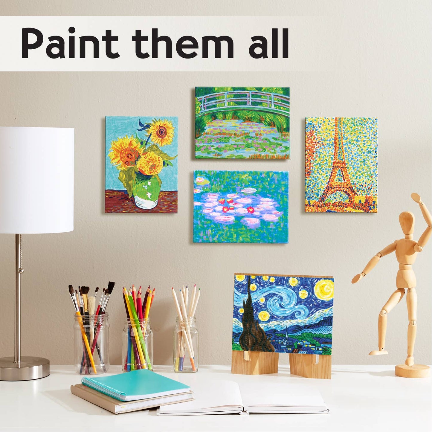 Faber Castell Paint by Number Museum Series "The Eiffel Tower - Georges Seurat"