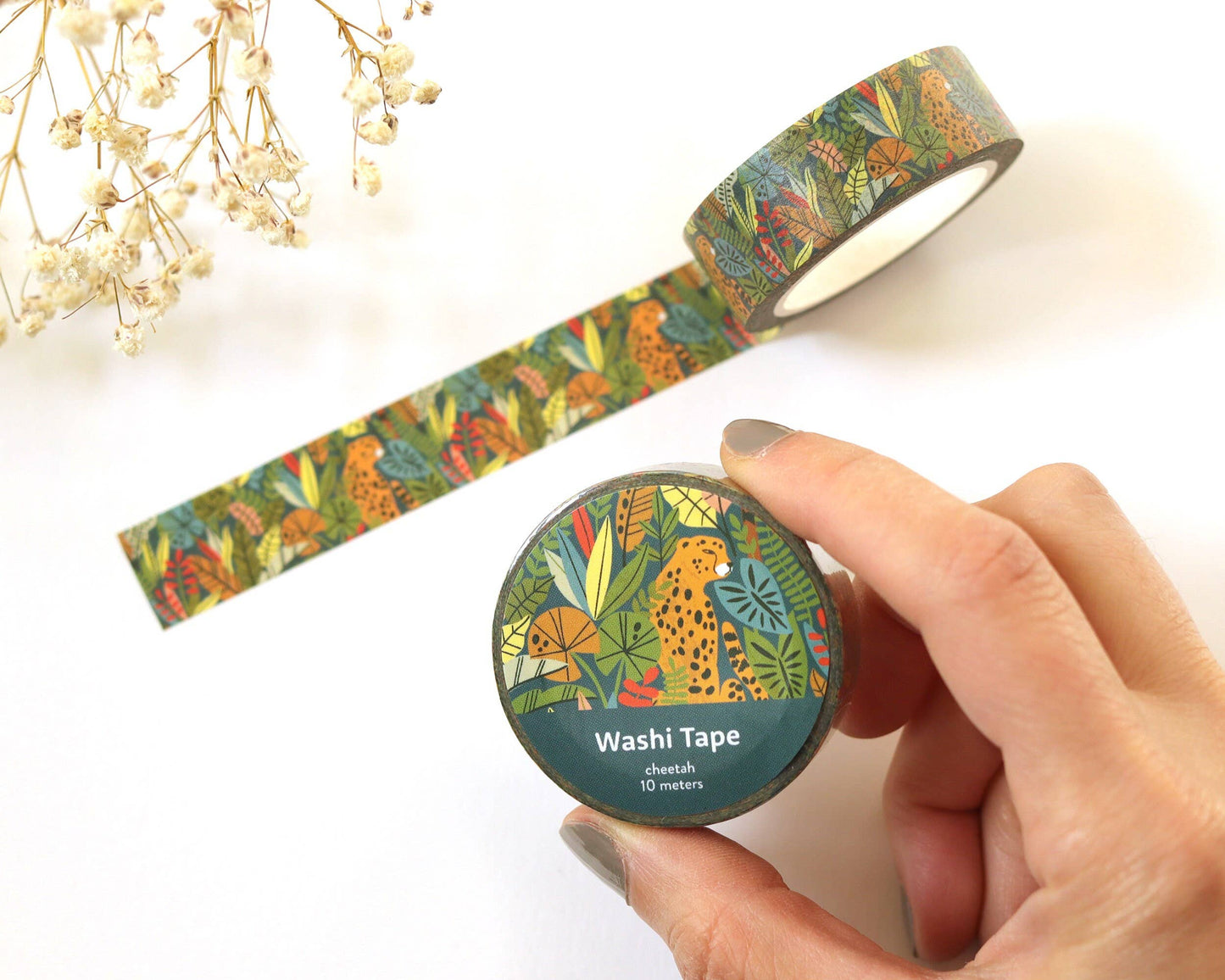 Jungle Cheetah Washi Tape