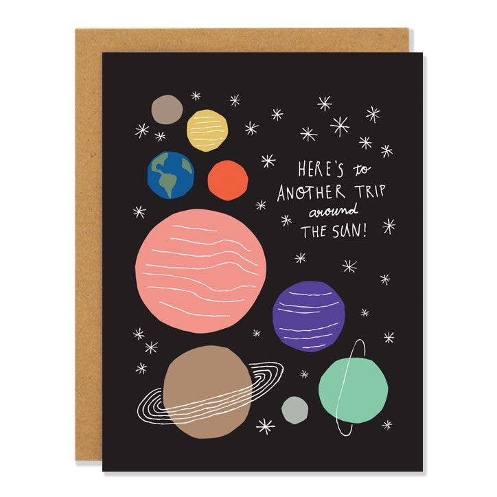 šØš¦ "Around the Sun" Birthday Card