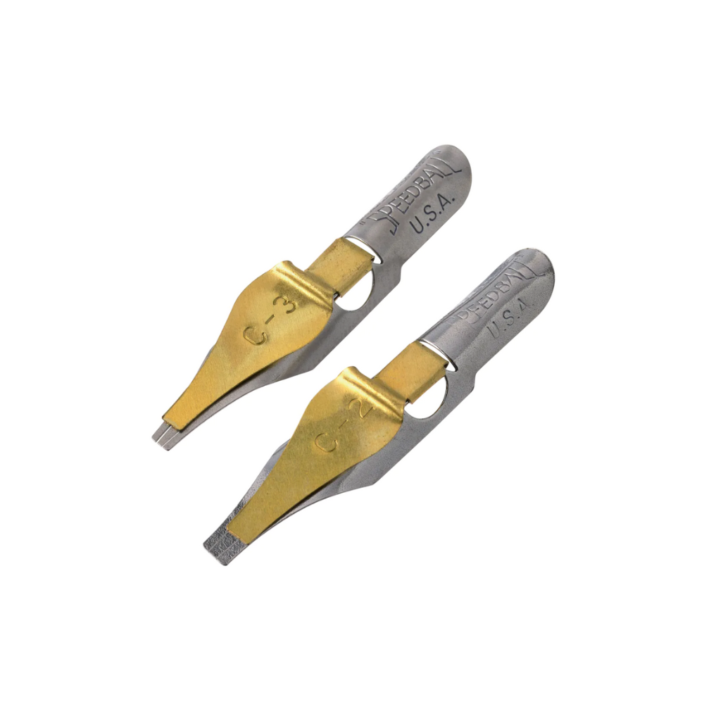 Speedball Lettering & Drawing Pen Points 2-Packs C2/C3
