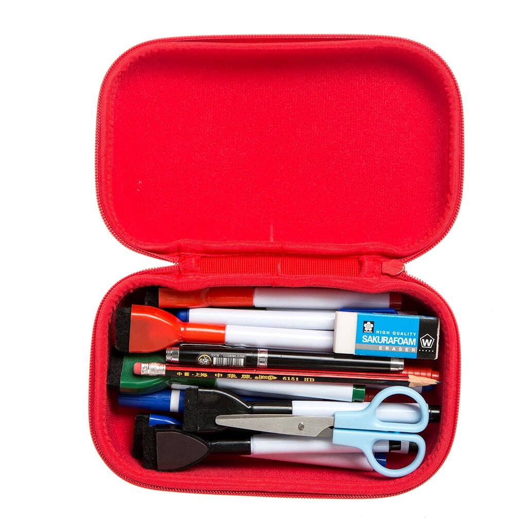 ZIPIT Colorz Storage Box, Rainbow Pencil Case for Girls