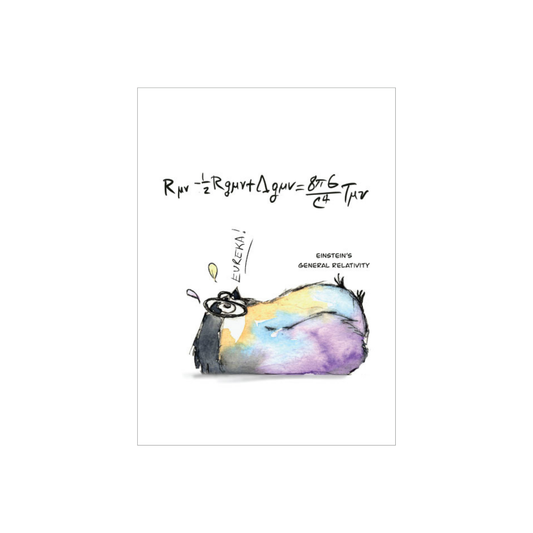 🇨🇦 "Einstein's Theory of General Relativity" BirdBrain Greeting Card