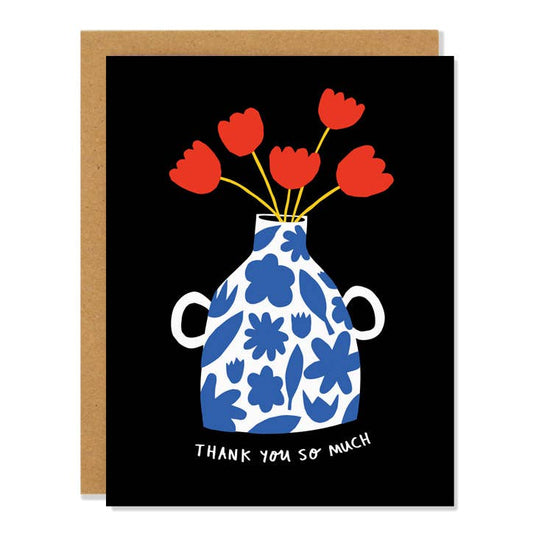 🇨🇦 "Thank You Vase" Greeting Card