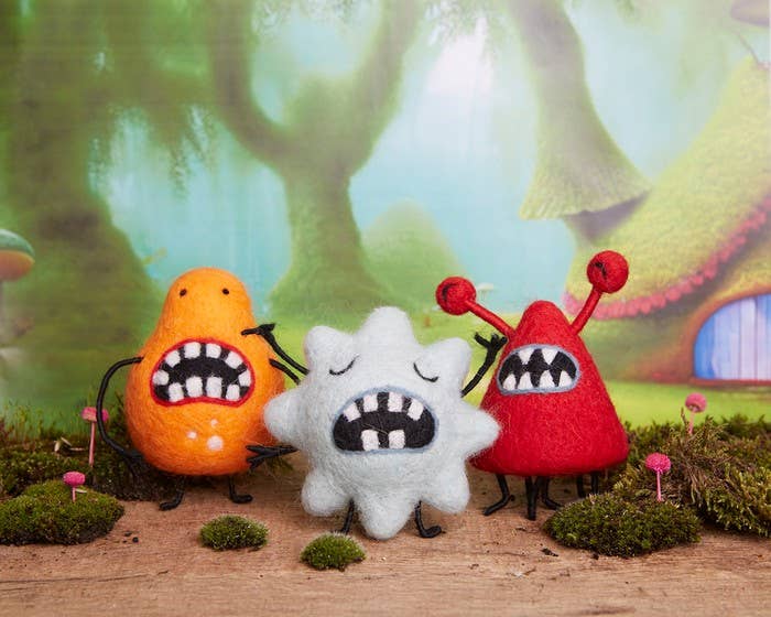 Needle Felting Kit "Monsters Set"