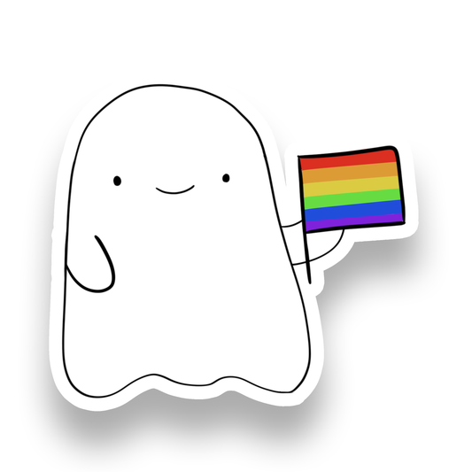 "Ghosty Pride" Sticker