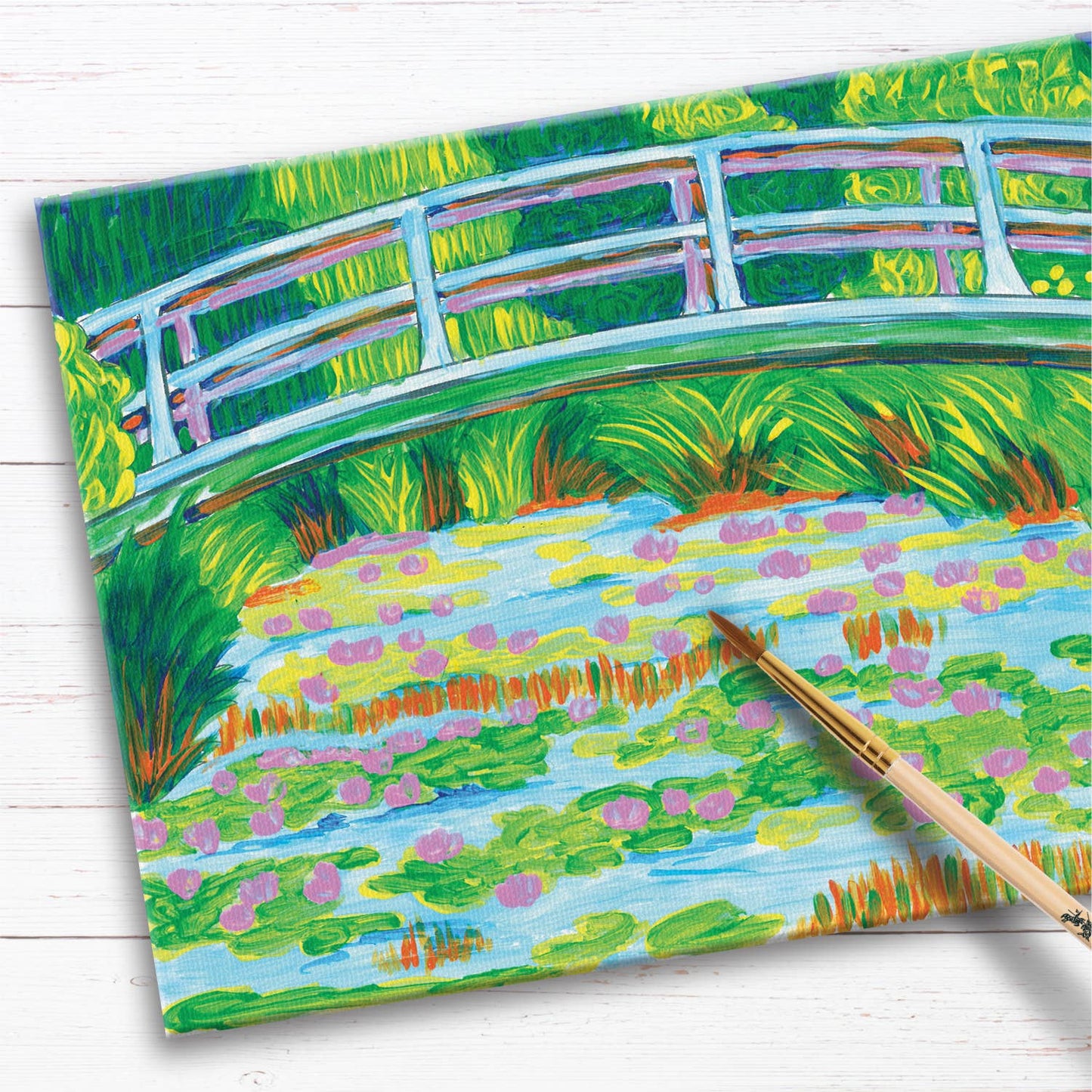 Faber Castell Paint by Number Museum Series "The Japanese Footbridge - Monet"