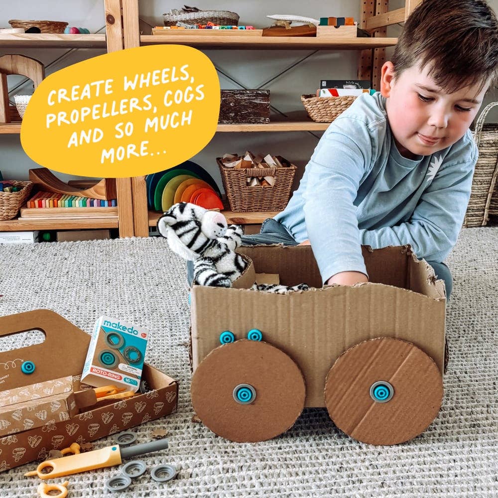 Makedo Roto-Ring (16 pieces)