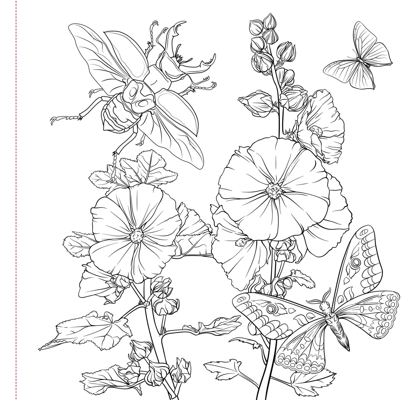 "Goth Garden" Colouring Book