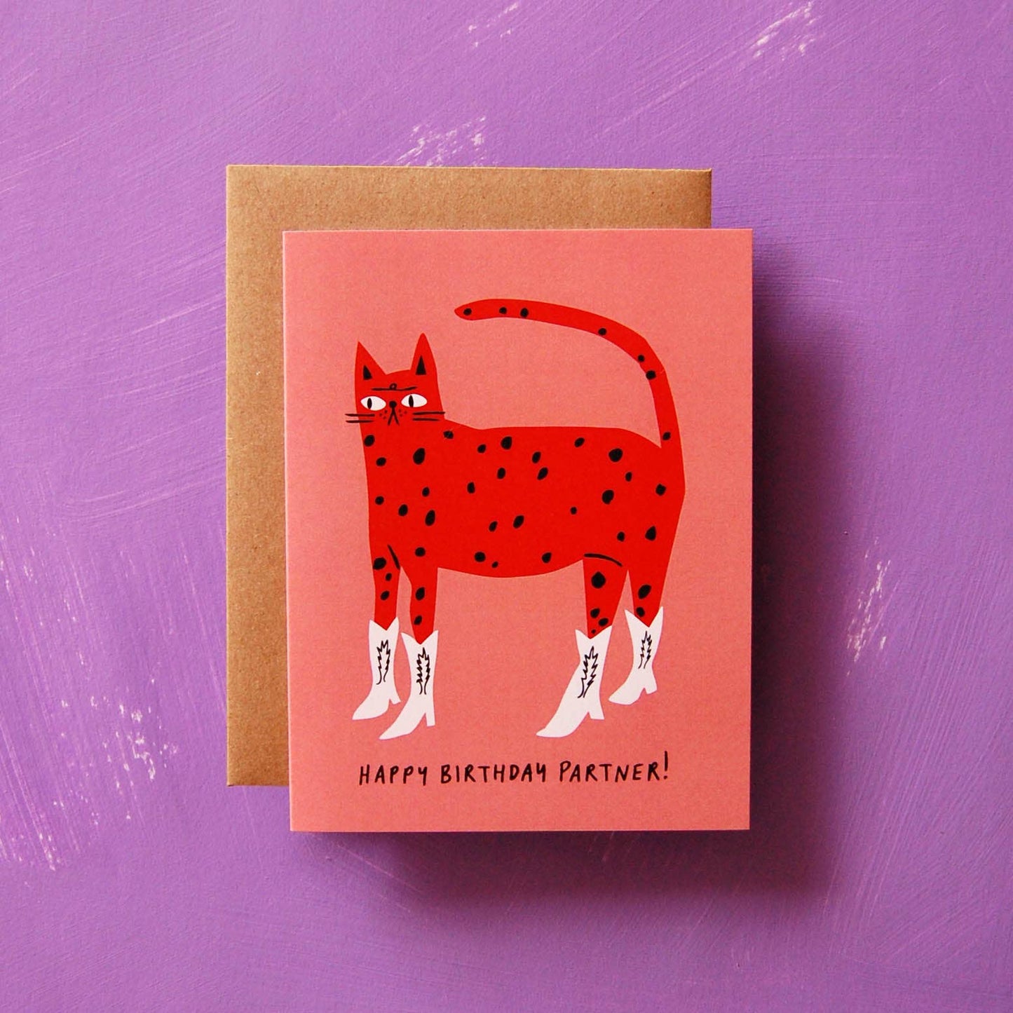 🇨🇦 "Cowboy Kitty" Birthday Card