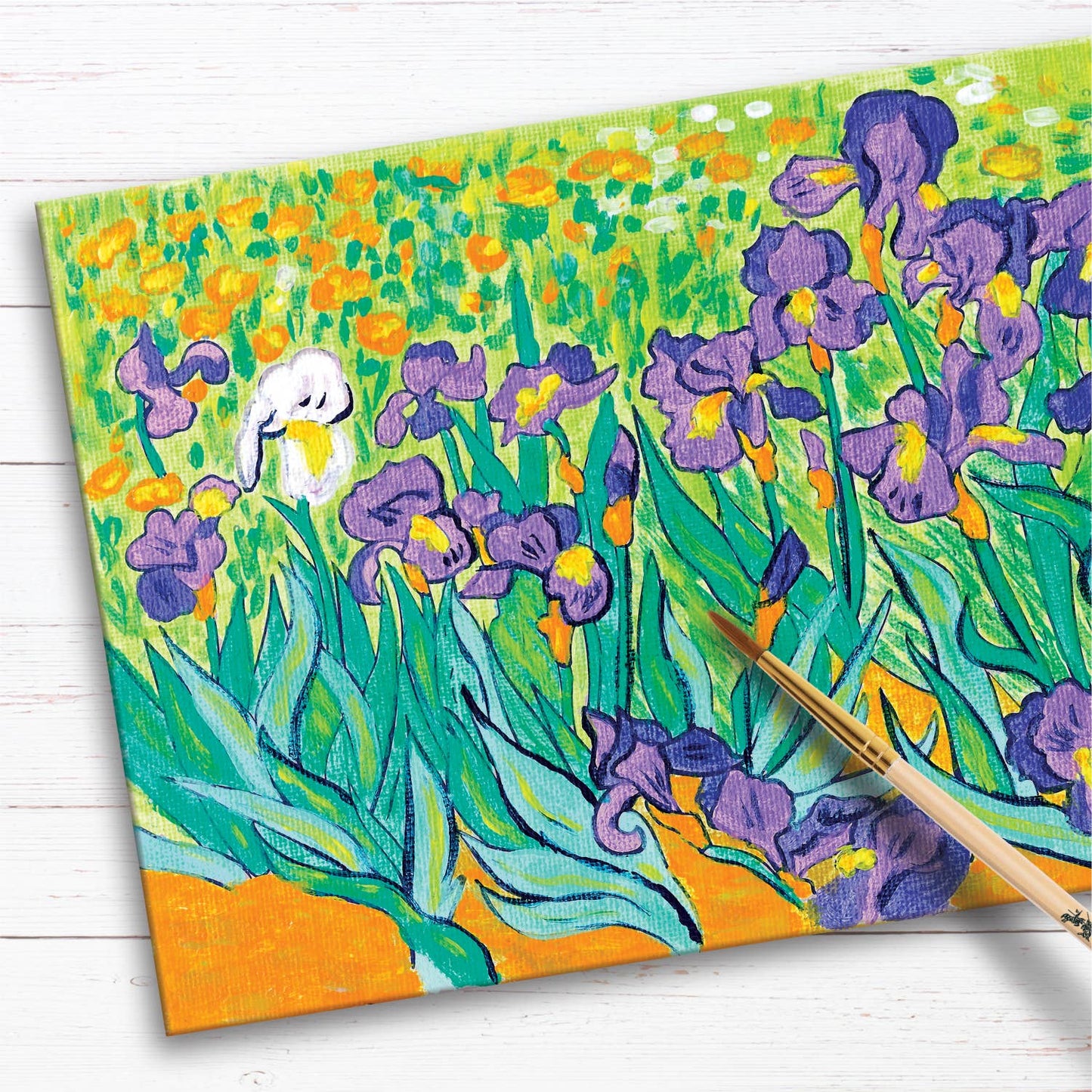 Faber-Castell Paint by Number Museum Series "Irises - Van Gogh"