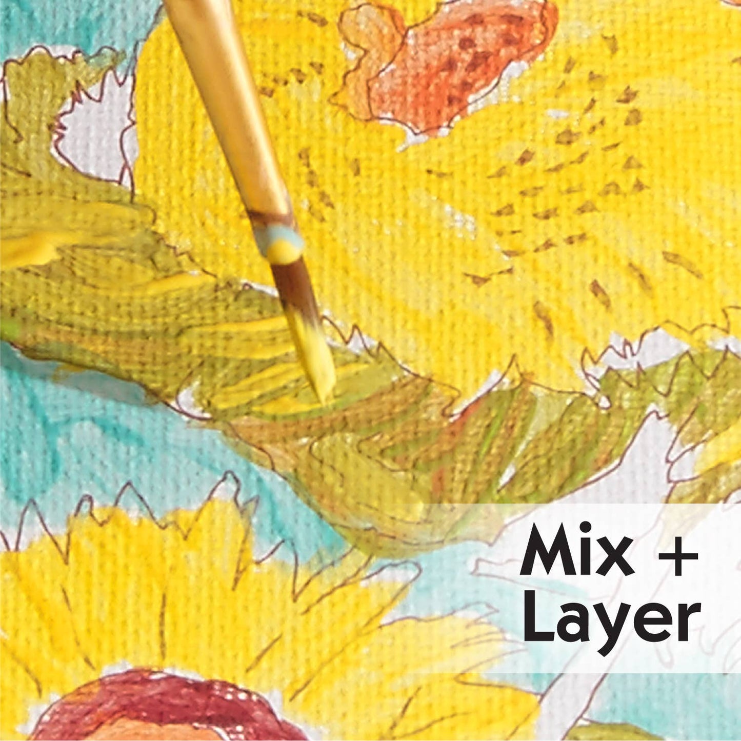 Faber Castell Paint by Number Museum Series "Sunflowers - Van Gogh"