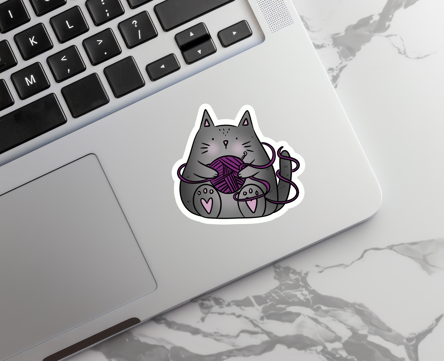 "Crochet Cat" Sticker