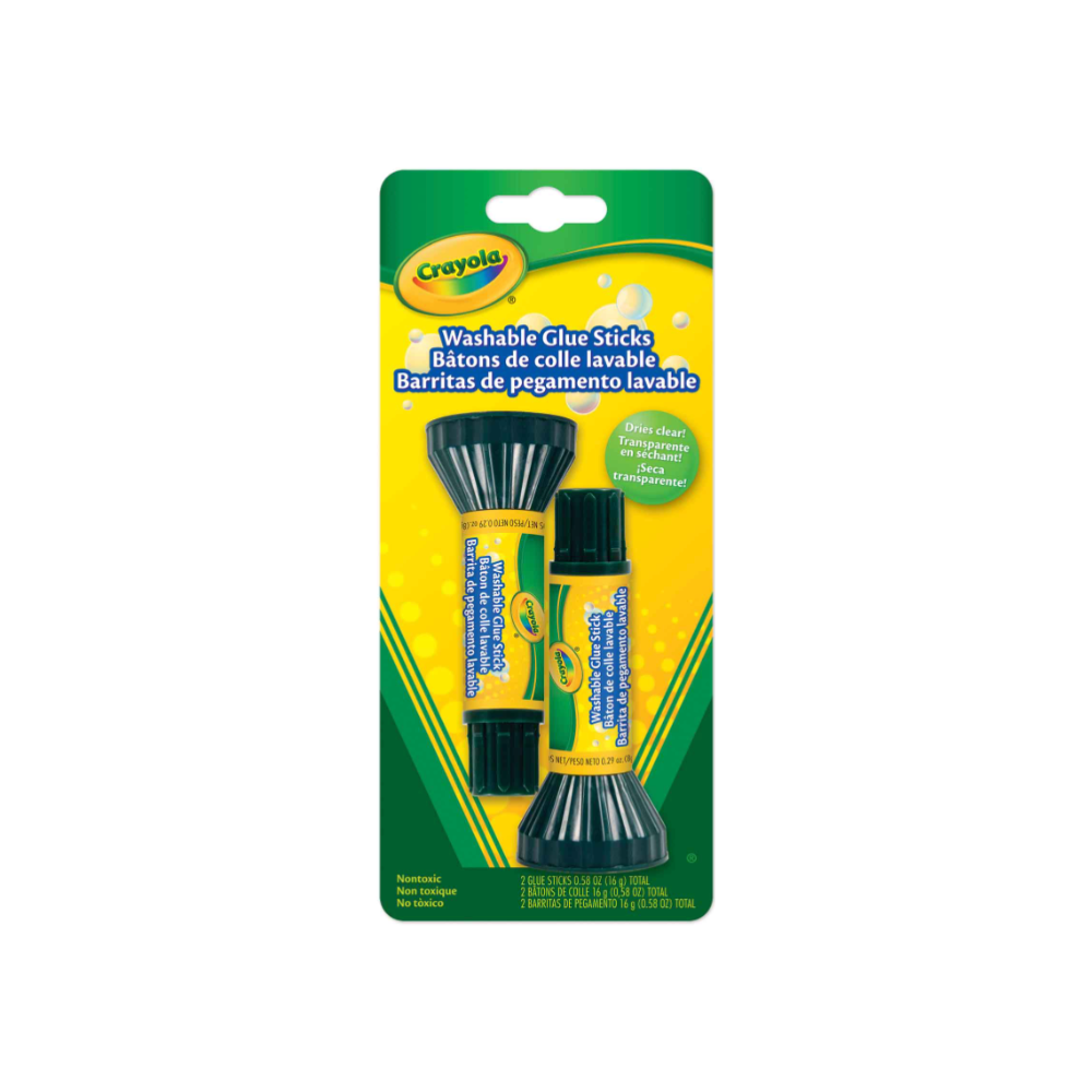 Crayola Glue Sticks Pack of 2, 8g