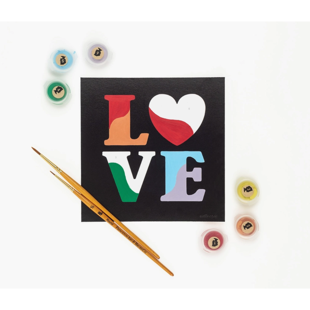 Elle Cree: Pride Love MINI Paint-by-Number Kit
