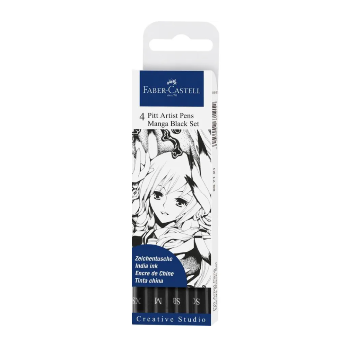 Faber-Castell Pitt Artist Pen Manga Set of Black – Blank