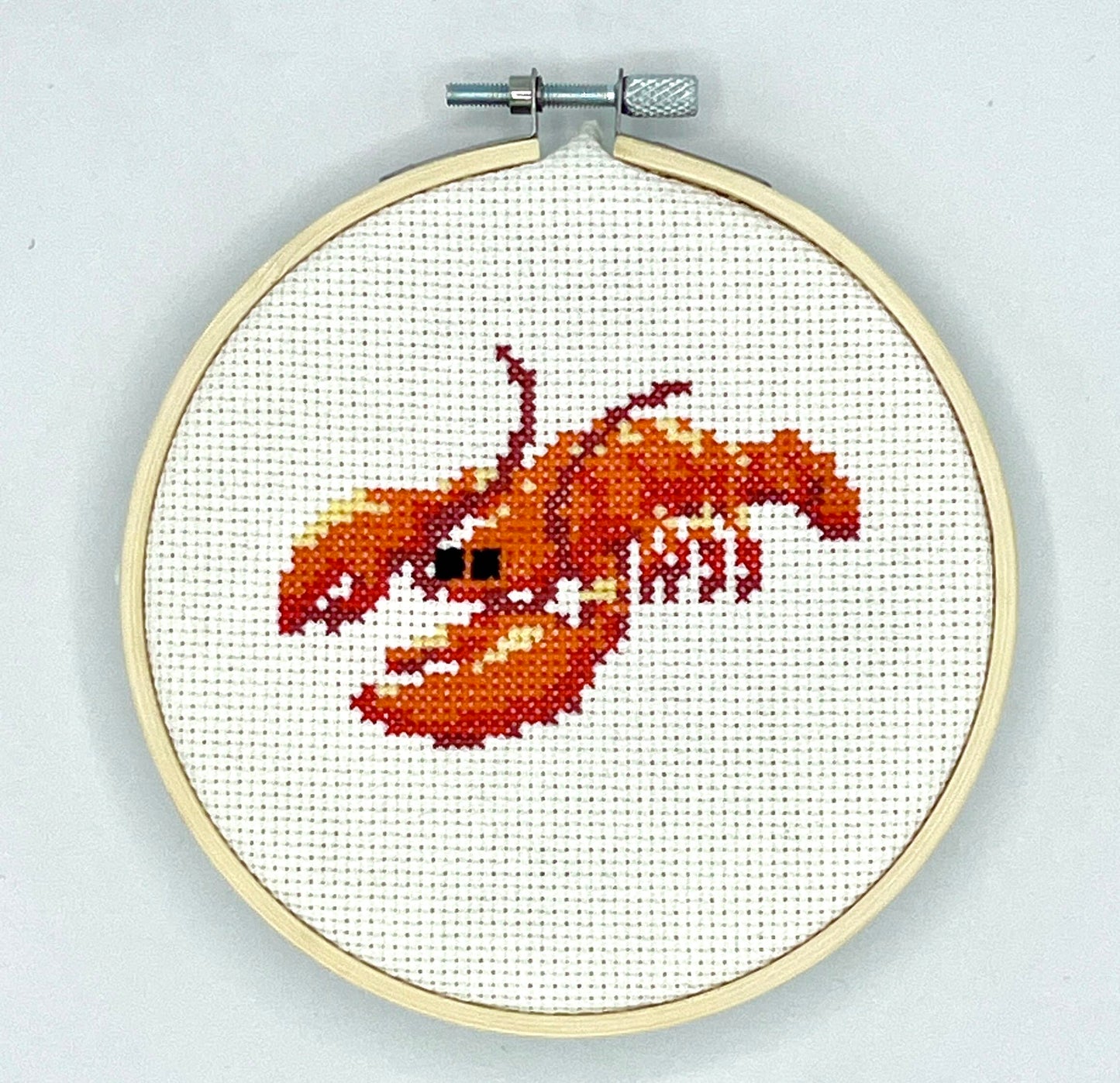 🇨🇦 Island Cross Stitch Kit - Lobster