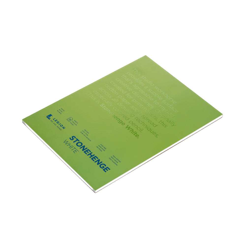 Stonehenge Drawing Pads - White 90lb 15 sheets 100% Cotton