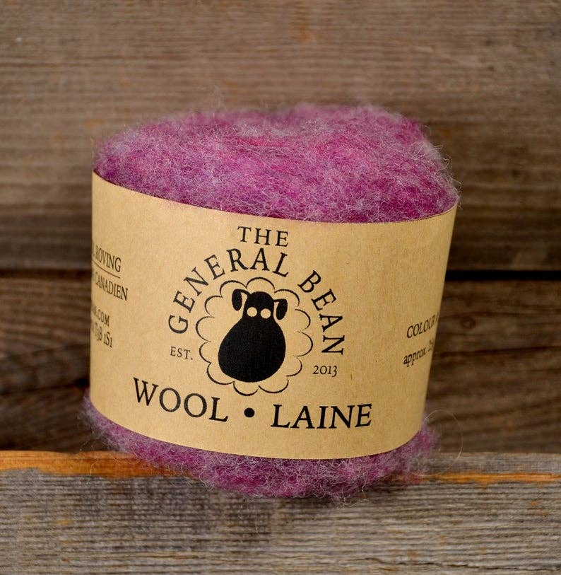 🇨🇦 Needle Felting Wool Roving 25g