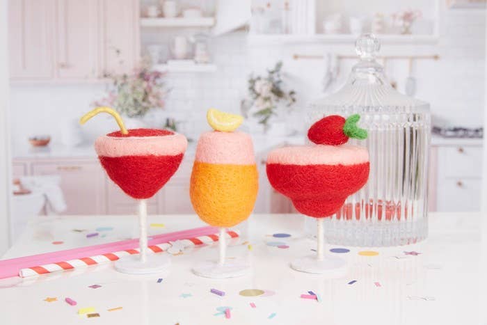 Needle Felting Kit "Cocktails"