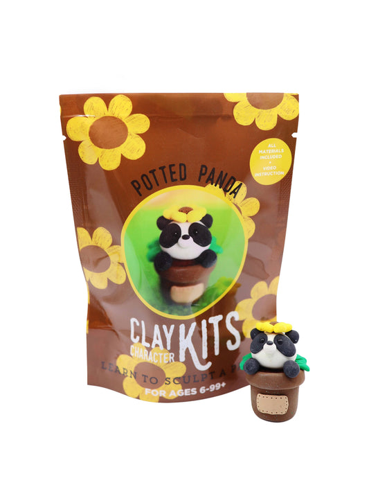 "Potted Panda" DIY Polymer Clay Kit