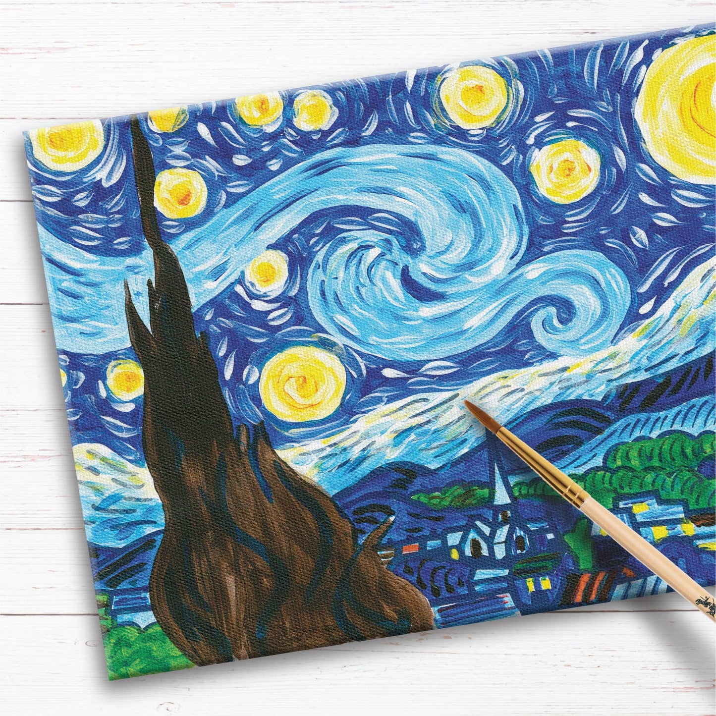 Faber Castell Paint by Number Museum Series "The Starry Night - Van Gogh"