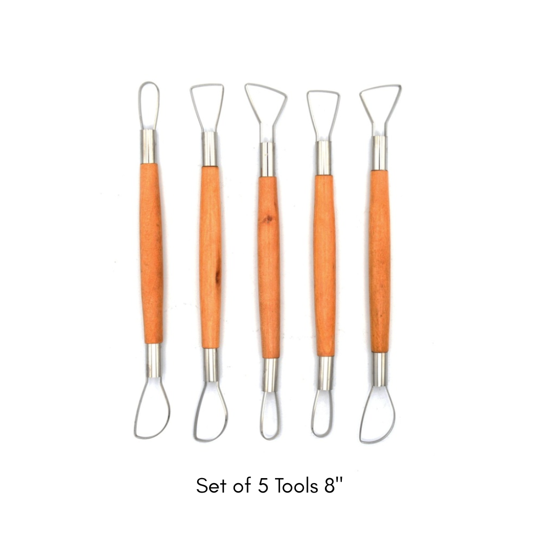 Nobel Arts Heavy Duty Double Ended Ribbon Tool Set of 5 8"