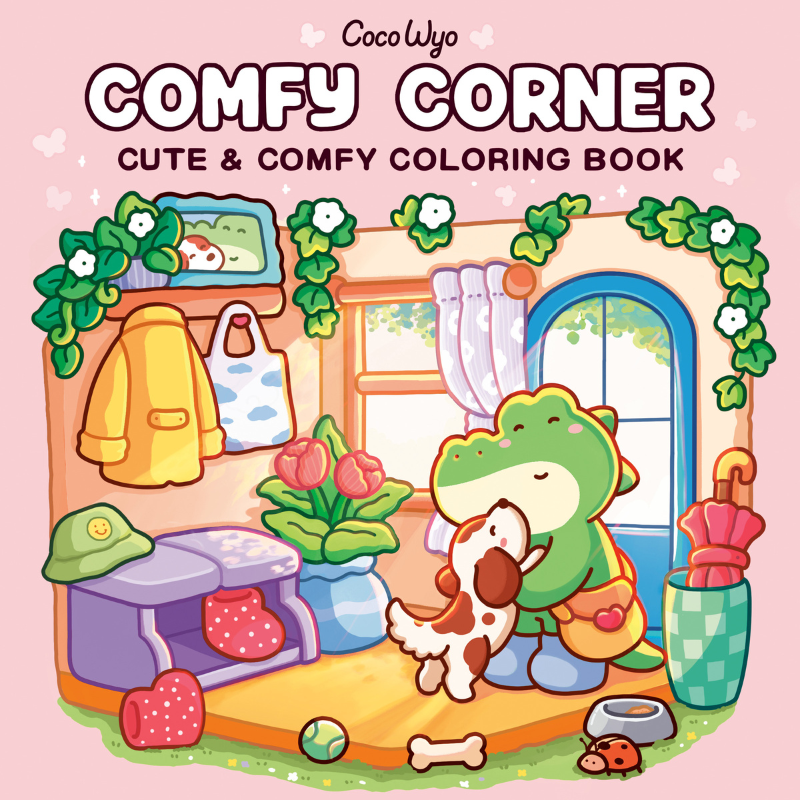 Coco Wyo "Comfy Corner" Colouring Book