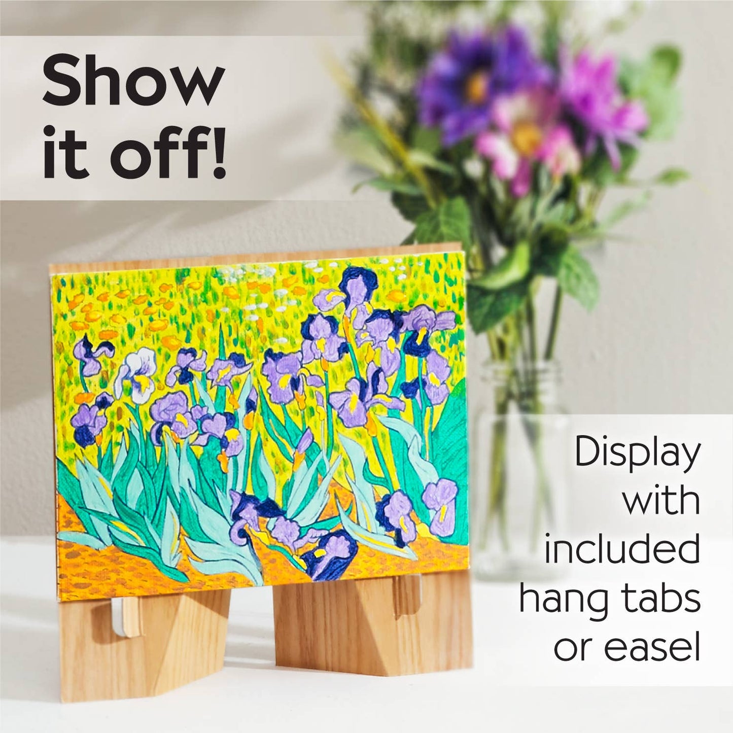 Faber-Castell Paint by Number Museum Series "Irises - Van Gogh"