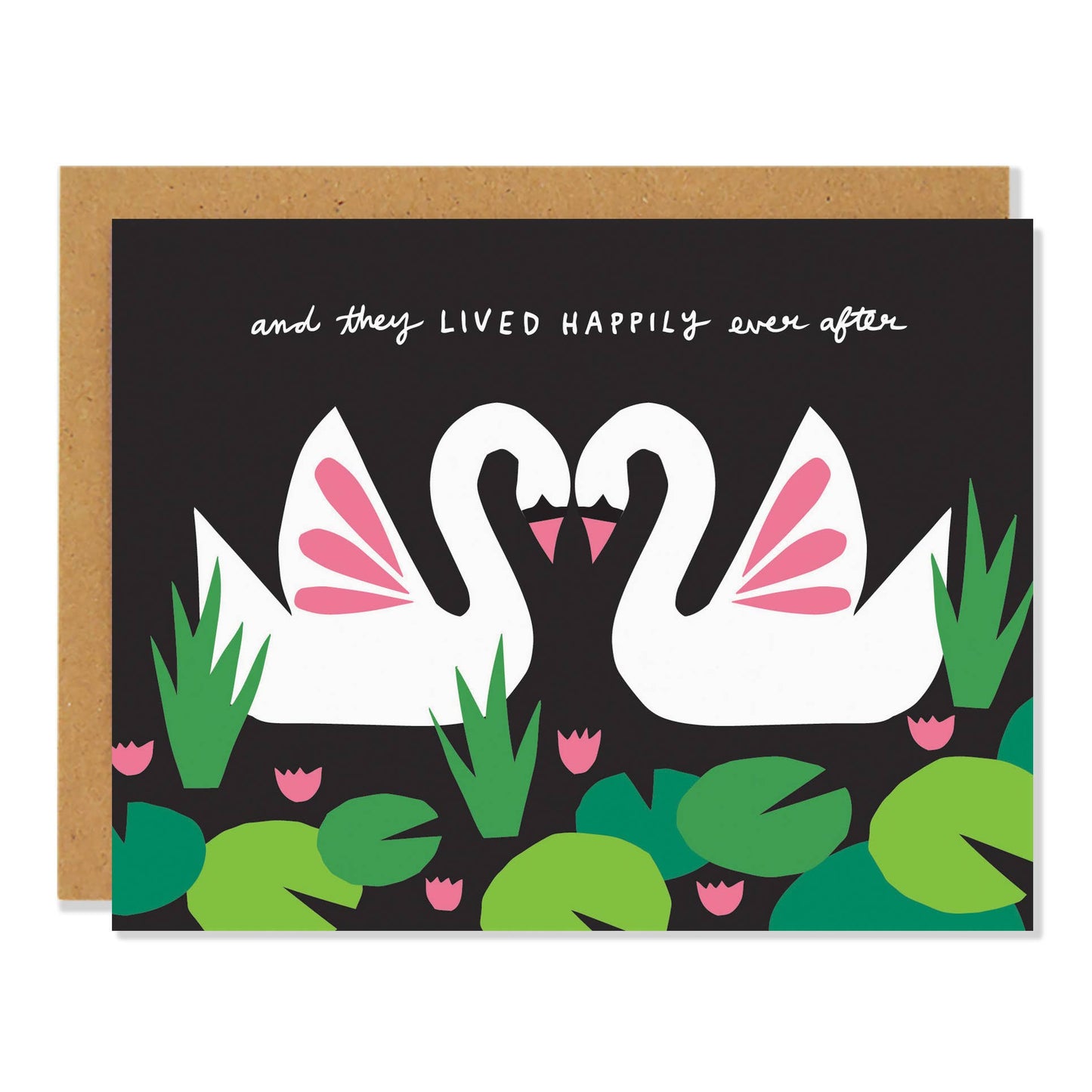 🇨🇦 Swan Wedding - Greeting Card