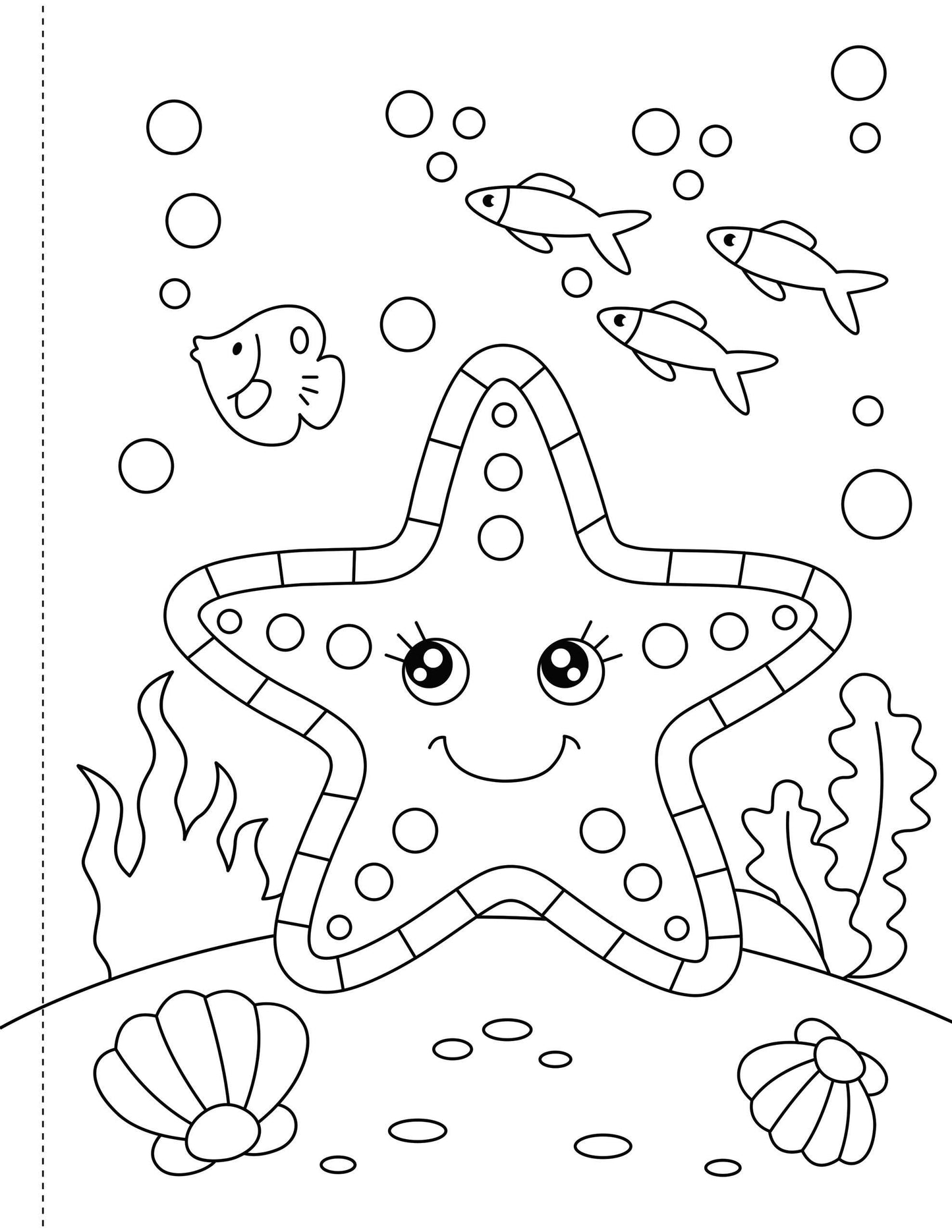 "Under the Sea" Kids Colouring Book