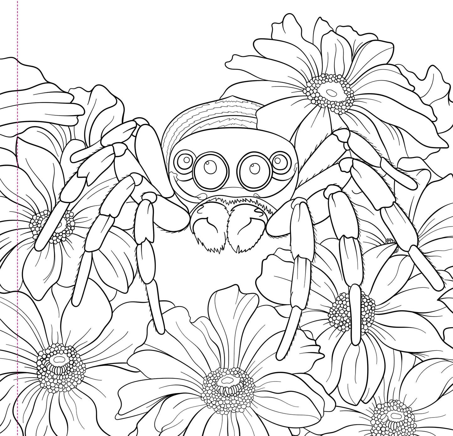 "Goth Garden" Colouring Book