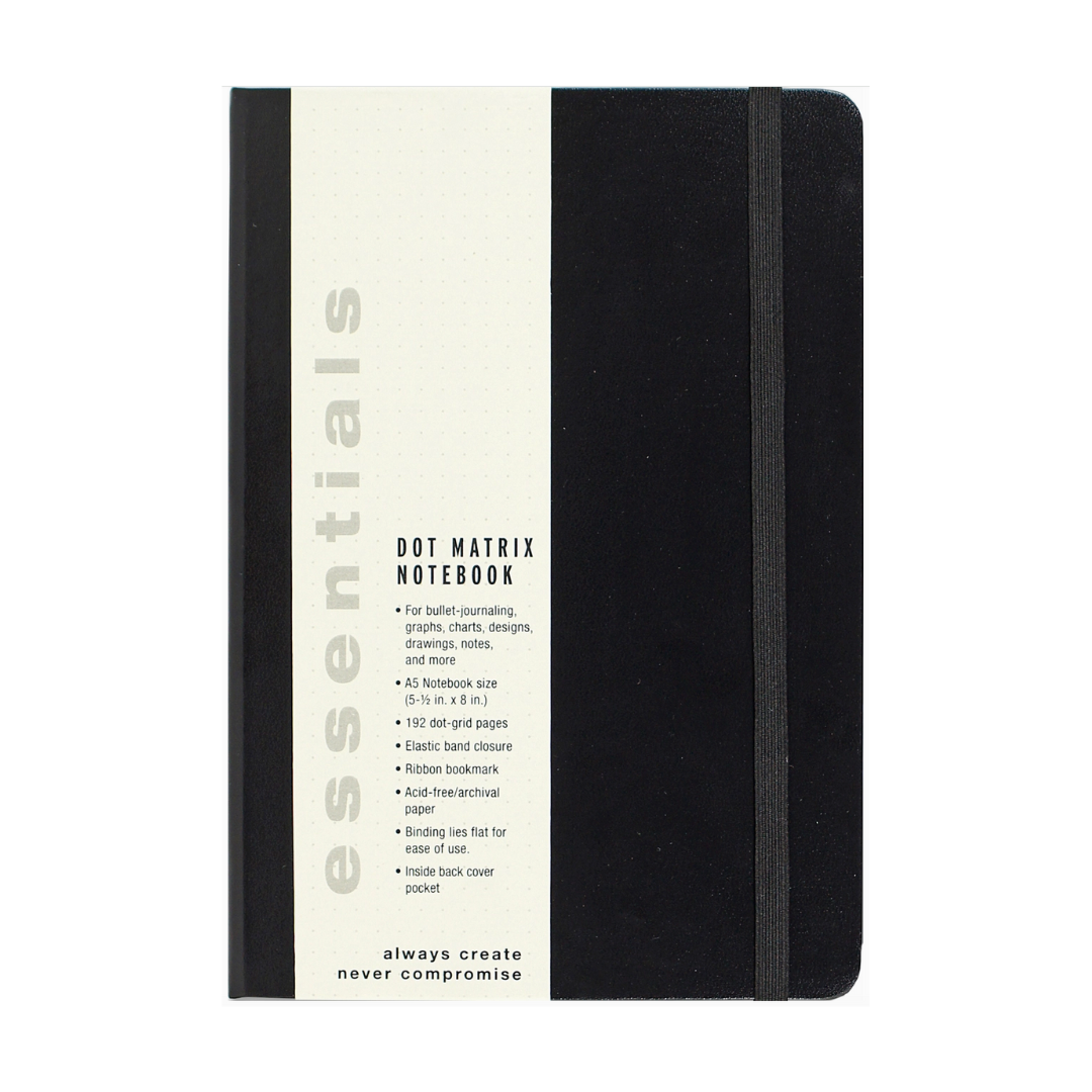 Essentials Dot Matrix Notebook A5