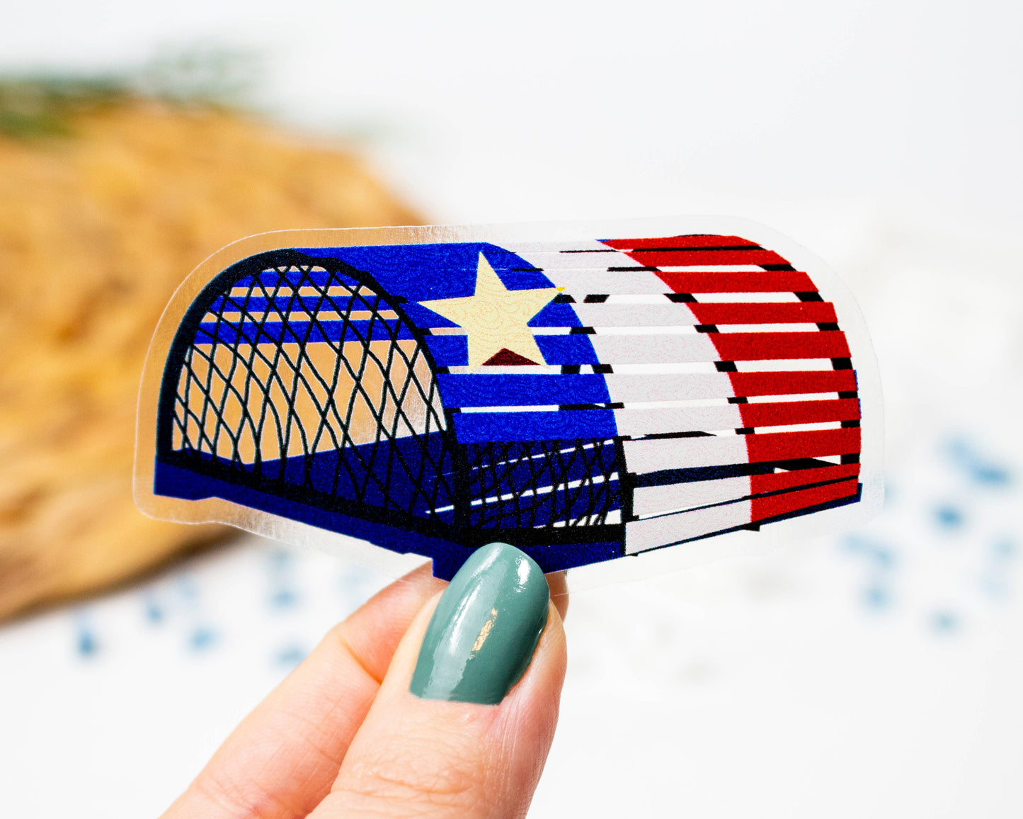 π¨π¦ "Acadian Lobster Trap" Sticker