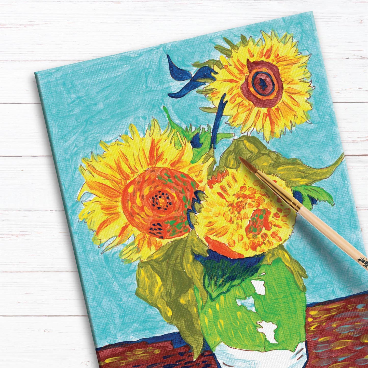 Faber Castell Paint by Number Museum Series "Sunflowers - Van Gogh"