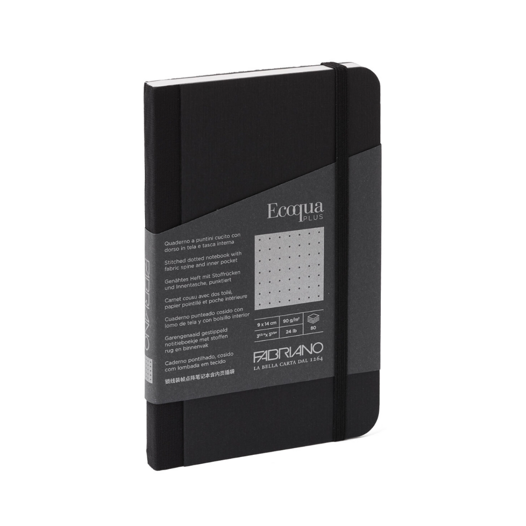 Fabriano ECOQUA Plus Fabric-bound Dot Matrix Notebooks 3.5x5.5"