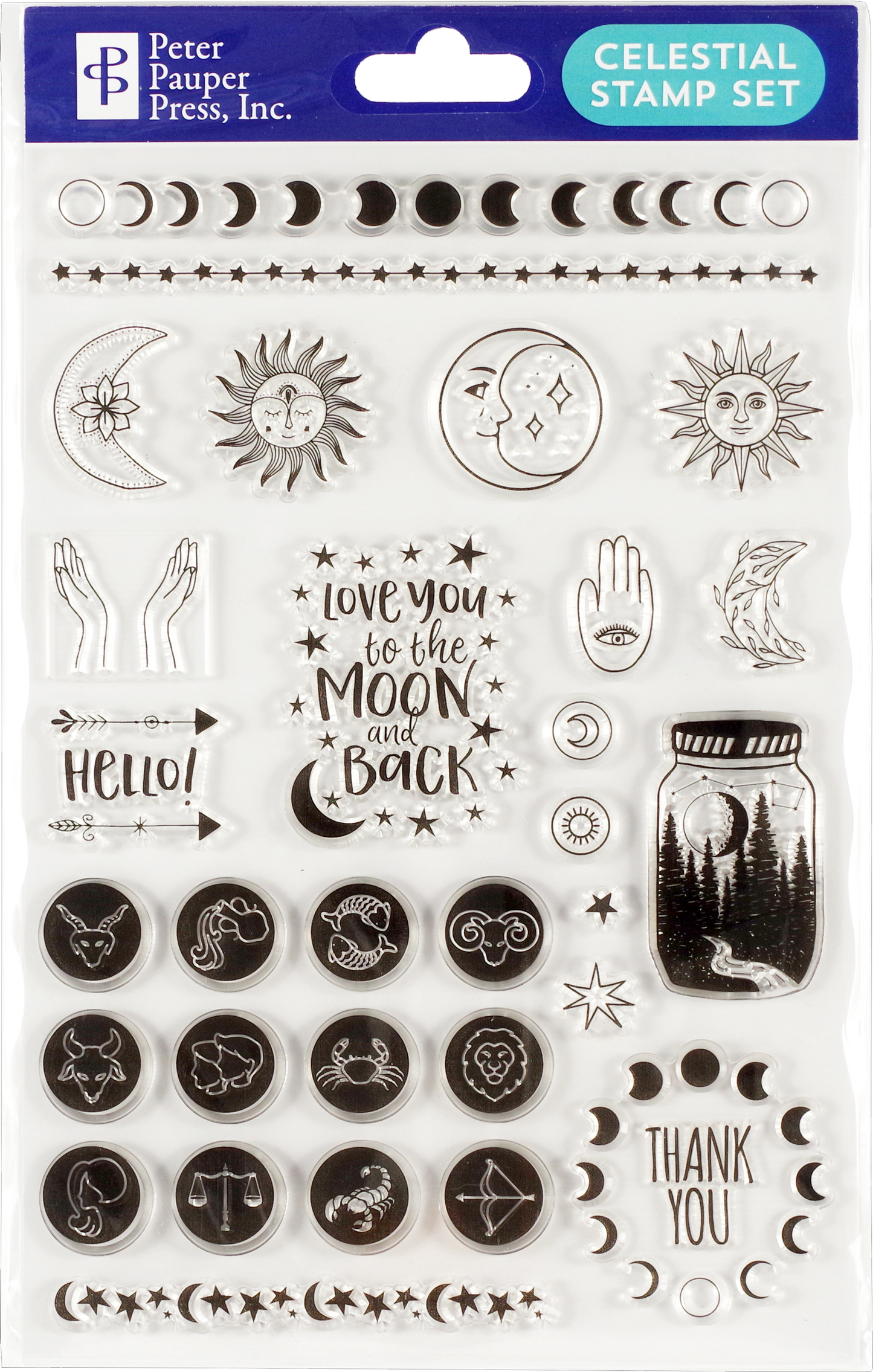 Celestial Clear Stamp Set