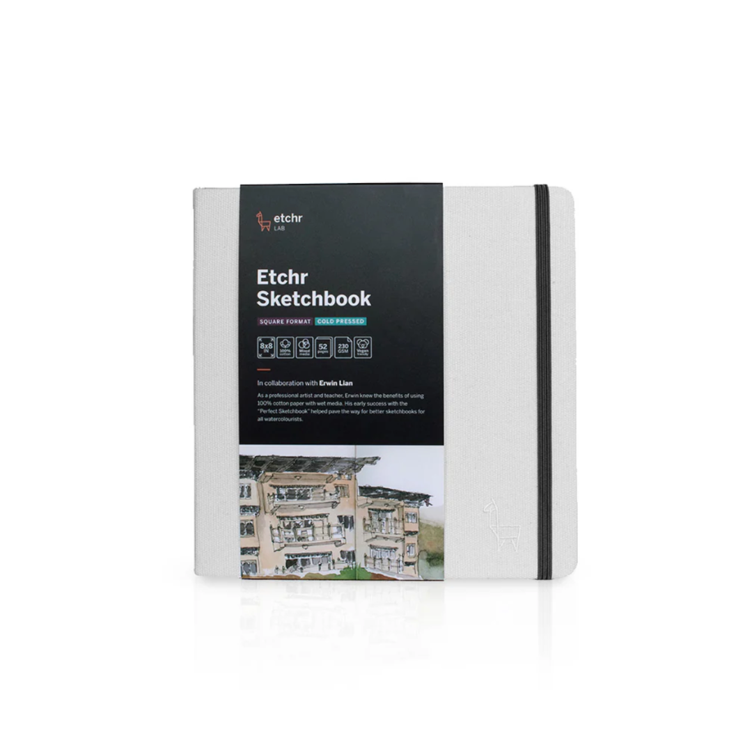 Etchr Square Watercolour Sketchbooks