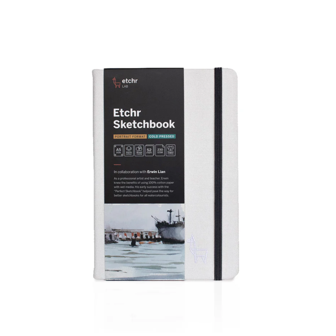 Etchr Portrait Watercolour Sketchbooks