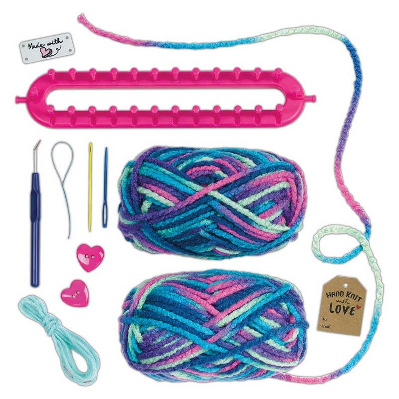 Creativity for Kids Quick Knit Button Scarf