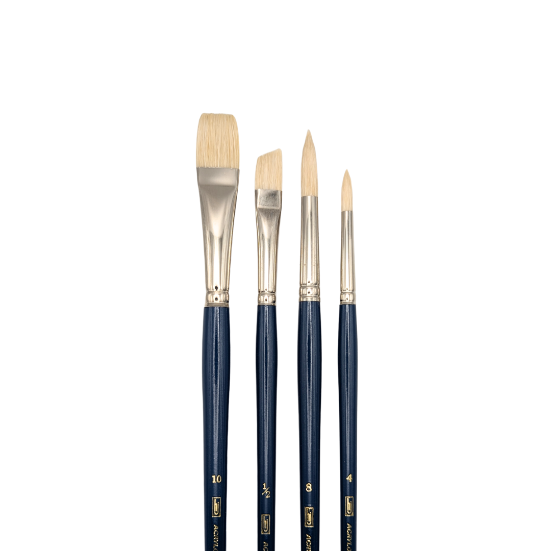 HJ Acryloil Hog Bristle Brush Sets