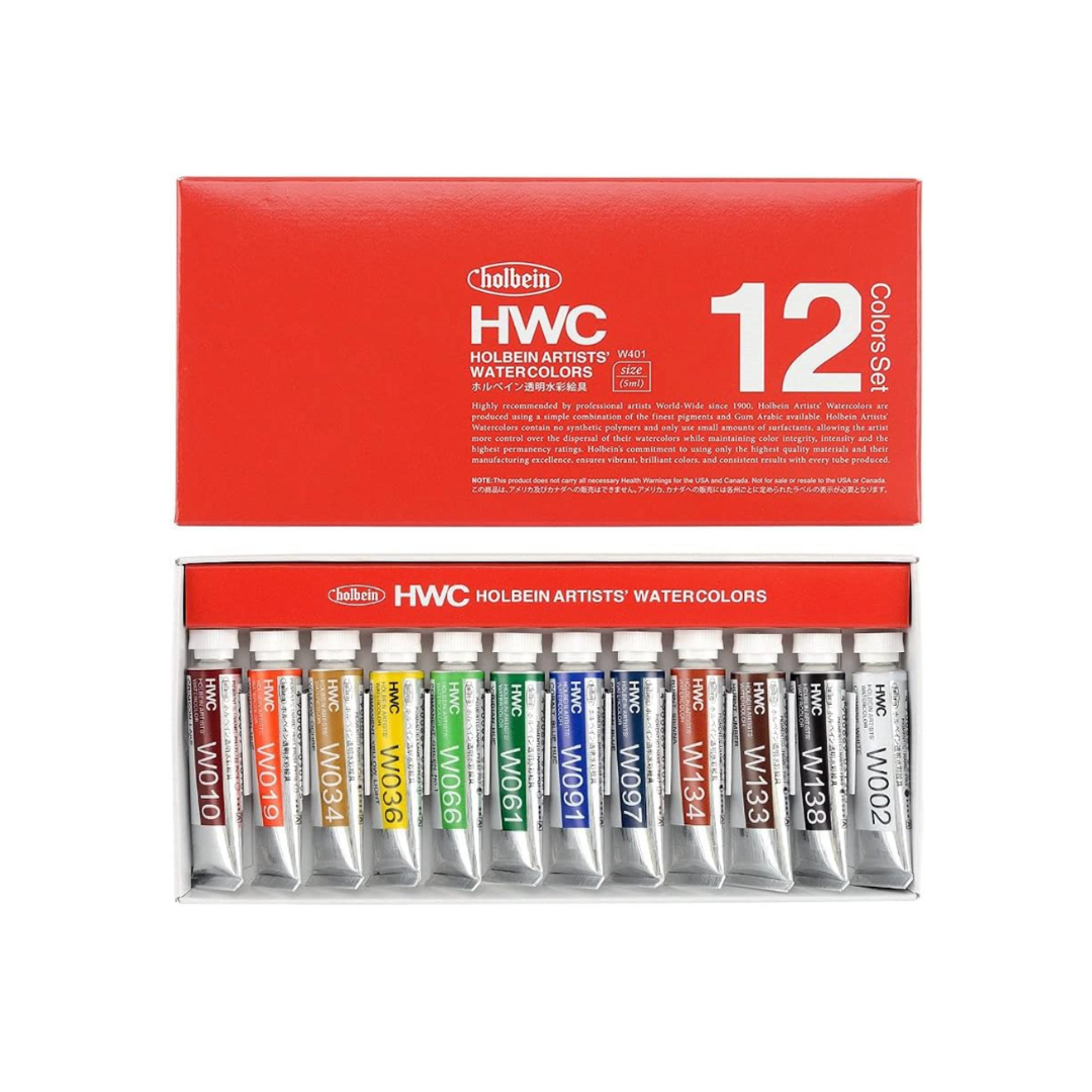 Holbein Watercolour Set of 12
