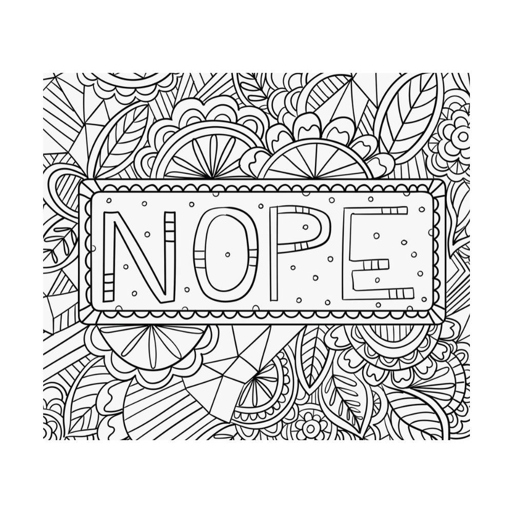 Colouring Book "Inner F*cking Peace"