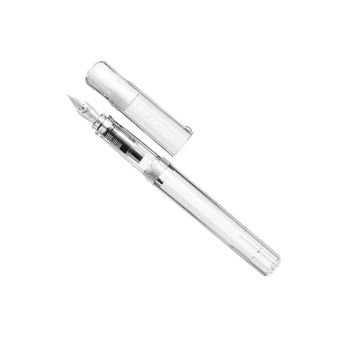 Pilot Kakuno Fountain Pen - Clear (Medium)