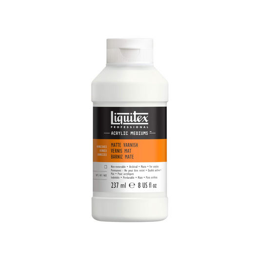 Liquitex Matte Varnish 8oz (Flex Surface)