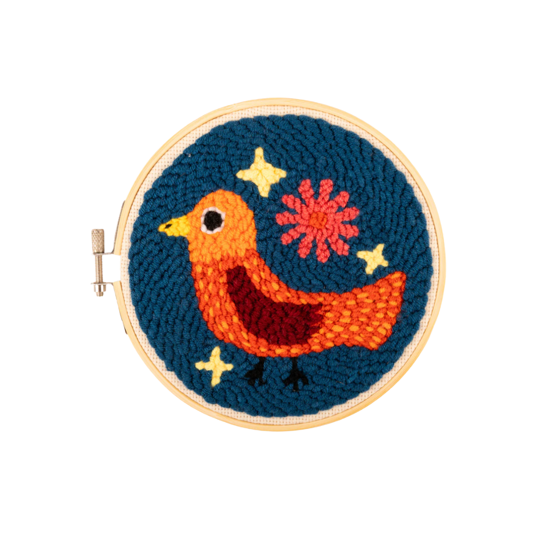 Kikkerland Punch Needle Kit - Bird