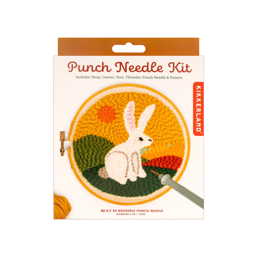 Kikkerland Punch Needle Kit - Hare