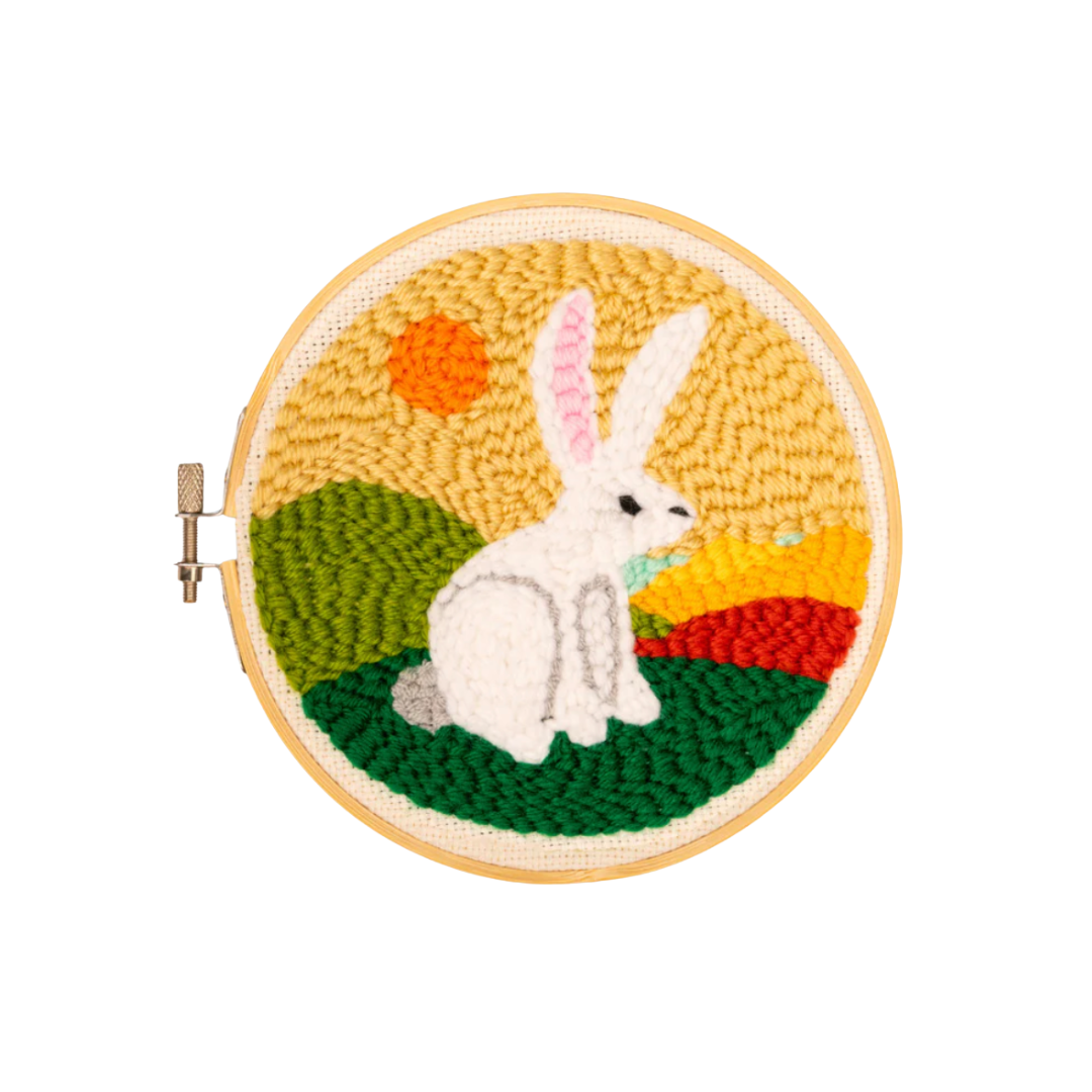Kikkerland Punch Needle Kit - Hare