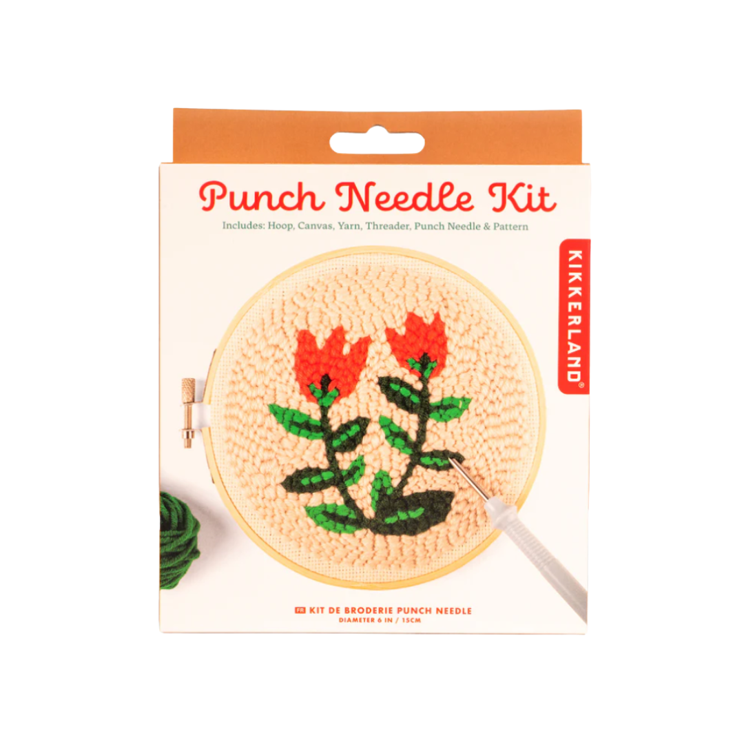 Kikkerland Punch Needle Kit - Tulips