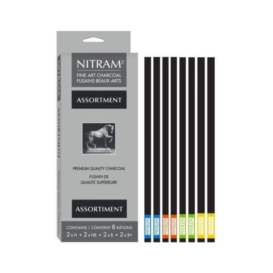🇨🇦 Nitram Assorted Charcoal Set of 8