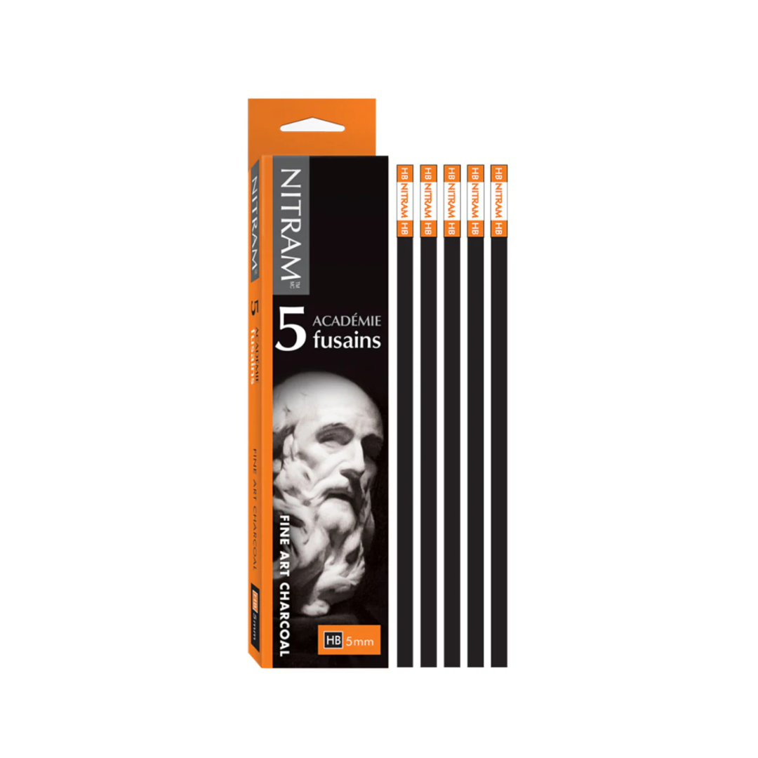 🇨🇦 Nitram Académie Fusains Packs of 6